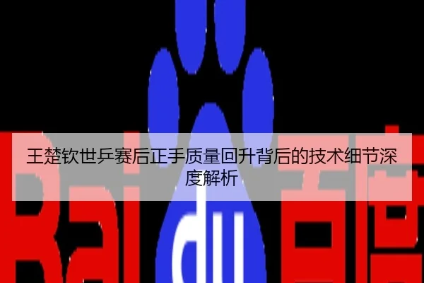 王楚钦世乒赛后正手质量回升背后的技术细节深度解析
